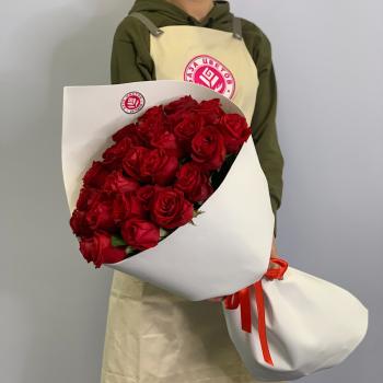 Букет из красных роз 50 см