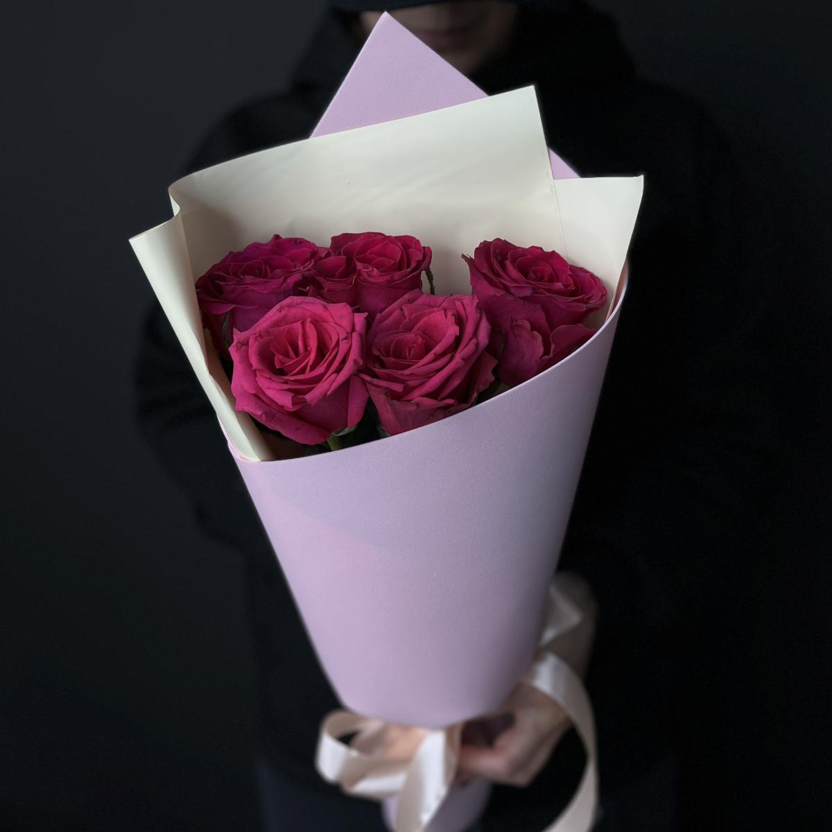 Эквадорская роза 40 см (Розовая)