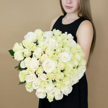 Букет из белых роз 101 шт 40 см (Эквадор) артикул букета: 18315